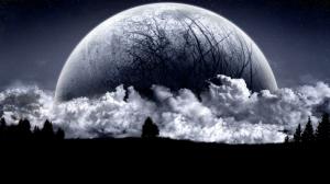 Abstract, Moon, Clouds, Night wallpaper thumb