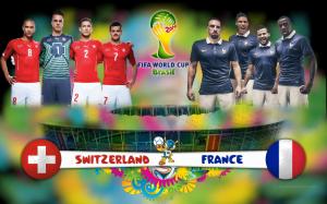 Switzerland vs France 2014 World Cup Group E Football Match wallpaper thumb