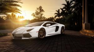 Lamborghini, white sports car, car pictures, ultra HD wallpaper thumb