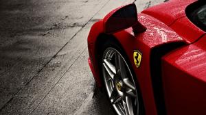 Cars, Ferrari, Red Car, Raindrops wallpaper thumb