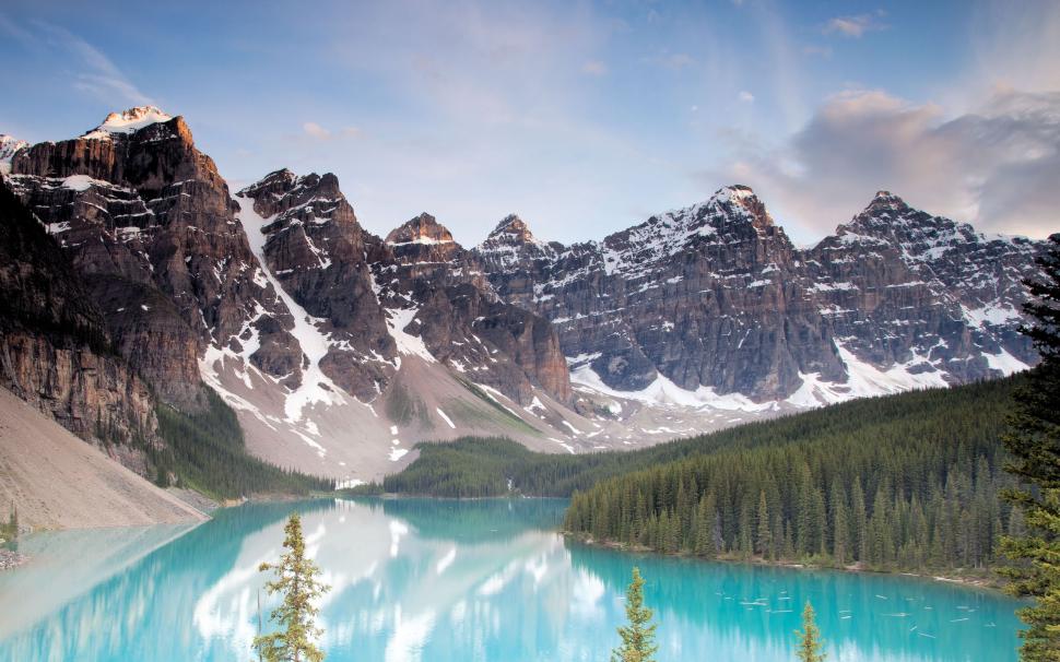 Glacier Mountain Lake wallpaper,Scenery HD wallpaper,2560x1600 wallpaper