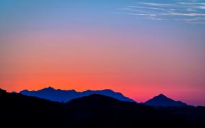 Mountain Landscape Sunset HD wallpaper thumb