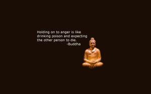Quote On Anger By Buddha wallpaper thumb