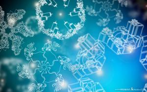 Snowflakes of Christmas wallpaper thumb