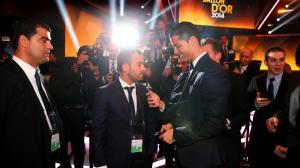 FIFA Ballon d'Or nominee Cristiano Ronaldo of Portugal and Real Madrid smiles wallpaper thumb