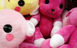 Cute Love, Pink, Toys, Romance wallpaper thumb
