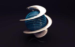 3D, Sphere, Spiral wallpaper thumb