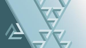 Geometry, Penrose Triangle, Abstract wallpaper thumb