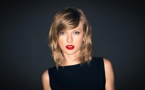 Taylor Swift, Singer, Red Lips wallpaper thumb