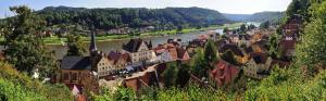 Stadt Wehlen, River Elbe, town, Saxony, Germany wallpaper thumb