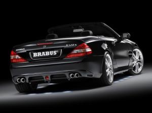 2008-brabus-mercedes-benz-sl-class-rear-angle-tilt-topless wallpaper thumb