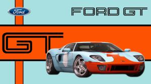 Ford Gt In Gulf Racing Livery wallpaper thumb