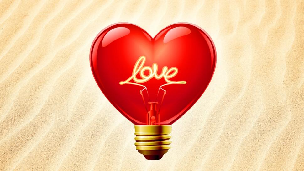 Love Heart Bulb wallpaper,love HD wallpaper,heart HD wallpaper,bulb HD wallpaper,Love HD wallpaper,1920x1080 wallpaper