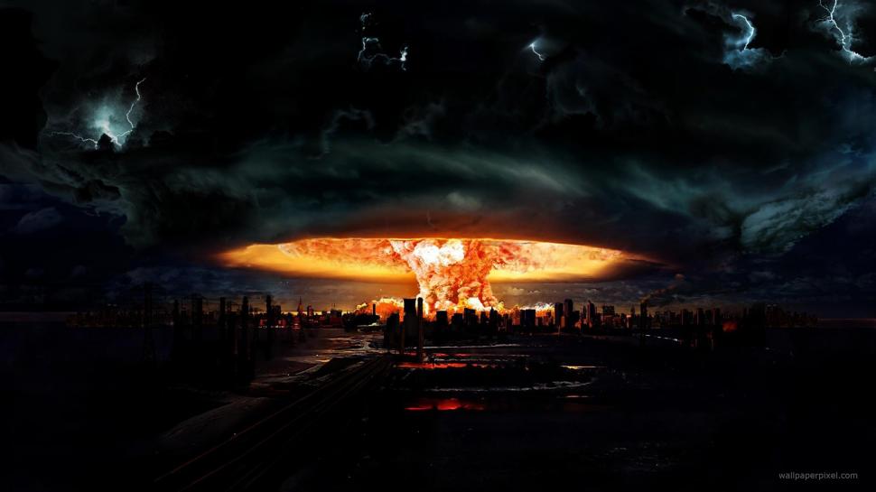 Nuclear Explosion Of Darkness wallpaper,apocalyptic HD wallpaper,bang HD wallpaper,disaster HD wallpaper,space HD wallpaper,3554x1999 wallpaper