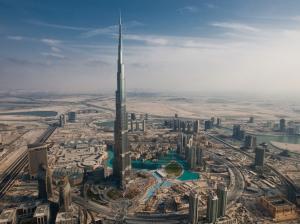 Dubai Burj Dubai Buildings Skyscrapers Aerial HD wallpaper thumb