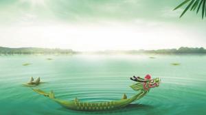 Dragon Boat Festival, Dragon Boat, Lake, Zongzi wallpaper thumb
