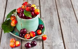 Fresh cherries, fruit photography wallpaper thumb