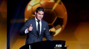 FIFA Puskas Award winner James Rodriguez of Colombia wallpaper thumb