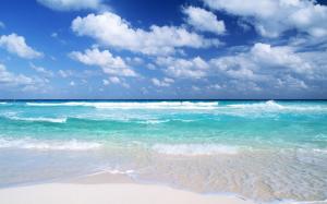 Beach, Nature, Clean Water, Clouds, Blue Sky wallpaper thumb