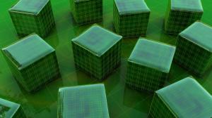 Box Cube Green HD wallpaper thumb