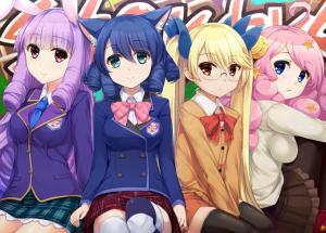 Anime Girls, Show By Rock, Chuchu, Cyan, Moa, Retoree, Bunny Ears wallpaper thumb