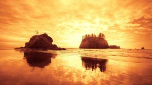 Beaches Ocean Sea Sunset Sunrise Islands Desktop Images wallpaper thumb