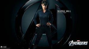 Avengers Face Black Cobie Smulders Agent Maria Hill HD wallpaper thumb