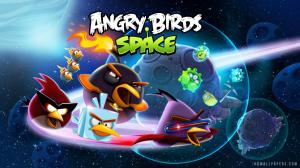 Angry Birds Space Beak Impact wallpaper thumb