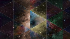 Stars Triangle Abstract HD wallpaper thumb