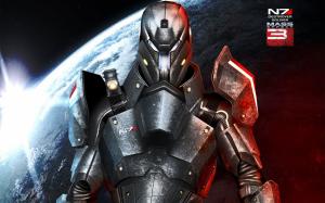 Mass Effect 3, N7, metal armor warrior wallpaper thumb