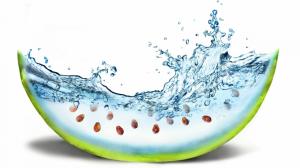 Watermelon Water Splash HD wallpaper thumb