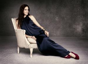 Missy Rayder, Sitting, Dress, Elegance wallpaper thumb