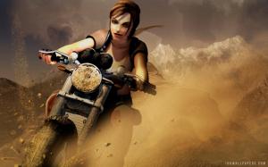 Tomb Raider Legend Bike Ride wallpaper thumb