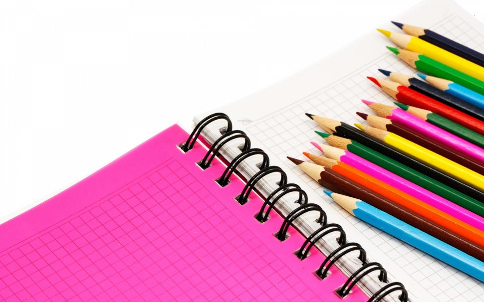 Colored pencils on a notebook wallpaper,photography HD wallpaper,1920x1200 HD wallpaper,pencil HD wallpaper,Notebook HD wallpaper,hd notebook wallpapers HD wallpaper,  HD wallpaper,2880x1800 wallpaper