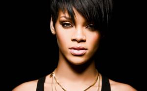 Rihanna, Singer, Brunette, Portrait, Face wallpaper thumb