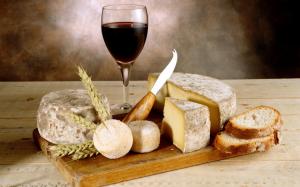 Cheese and wine wallpaper thumb