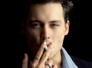 Johnny Depp, Celebrities, Man, Mature, Smoking, Ring wallpaper thumb