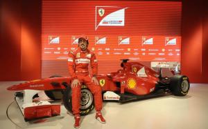 Ferno Alonso Ferrari wallpaper thumb
