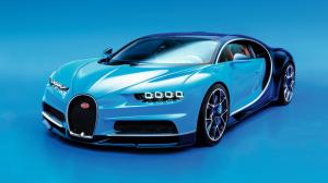 Bugatti Chiron blue supercar wallpaper thumb