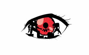 Neon Genesis Evangelion Anime Eye White HD wallpaper thumb