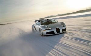 2008 Bugatti Veyron Grand Sport Roadster, snow, speed wallpaper thumb