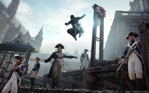 Assassins Creed Unity Action Play wallpaper thumb