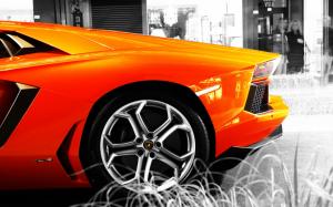 Lamborghini Aventador Colorsplash HD wallpaper thumb