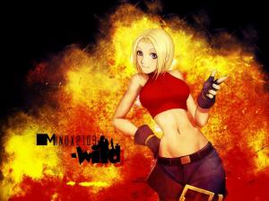 Anime Girls, King Of Fighters, Blue Mary, Games wallpaper thumb