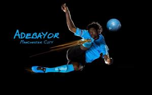 Adebayor Manchester City Image wallpaper thumb