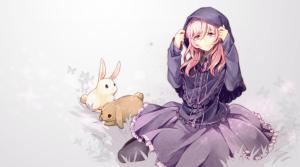 Anime Girls, Utau, Gahata Meiji, Rabbits wallpaper thumb