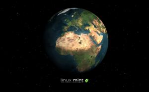 Linux Mint Earth wallpaper thumb
