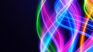 Neon waves wallpaper thumb