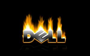 Dell in fire wallpaper thumb