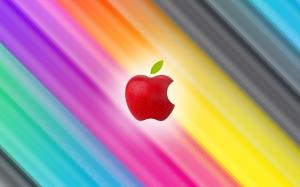 Apple slashes Colorful Background wallpaper thumb